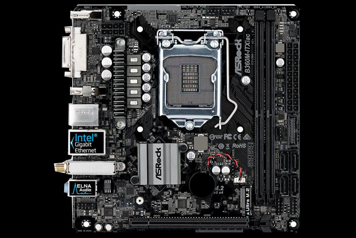 ASRock B360M-ITX/ac LGA 1151 (300 Series) Mini ITX Intel