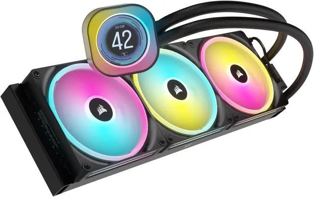 CORSAIR iCUE LINK H170i LCD Liquid CPU Cooler - QX140 RGB Fans