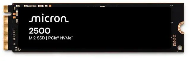 Micron SSD 2500 PCIe Gen4 NVMe SSD QLC NAND 1TB M.2 MTFDKBA1T0QGN