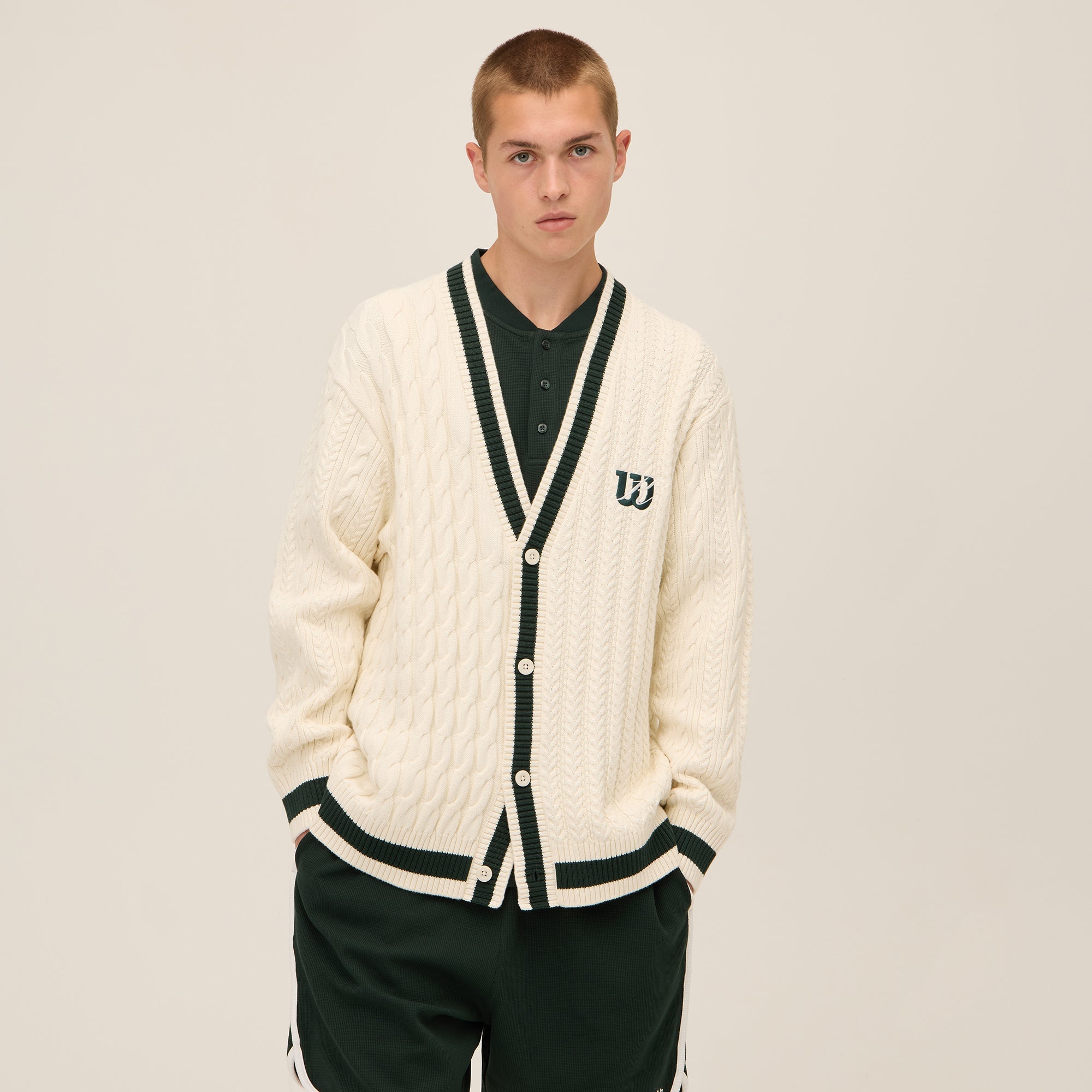 Kith for Wilson Cardigan Sweater - Sandrift – Kith Canada