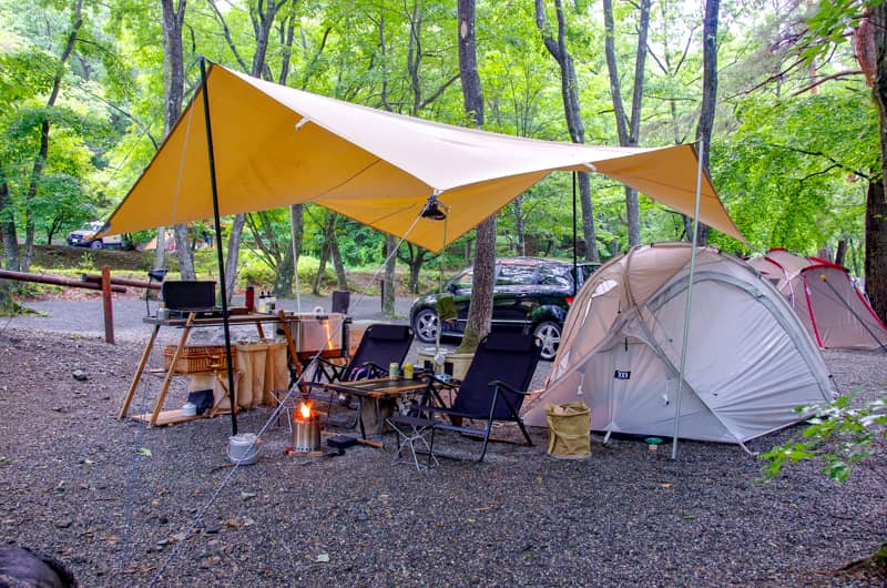 100%コットンのオシャレタープ「Canvas Camp クラシックシェルター