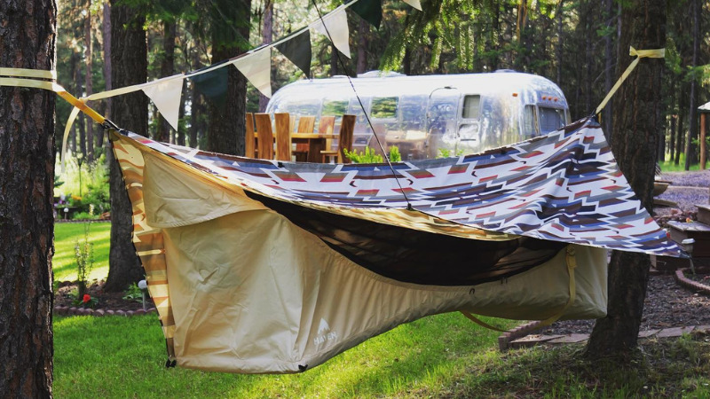 ヘブンテント】フルフラット式ハンモックで快眠キャンプを楽しもう