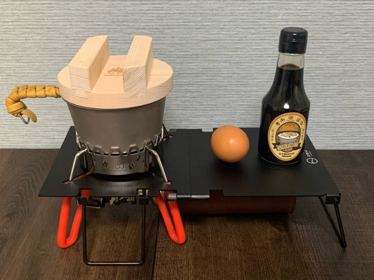 OLD MOUNTAIN「OKAMADON」｜チタン製480深型シェラカップとTKG専用醤油