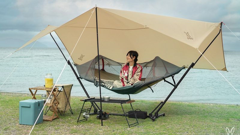 DODからスタンド付きハンモックセット「トゥリーイラヘン」登場