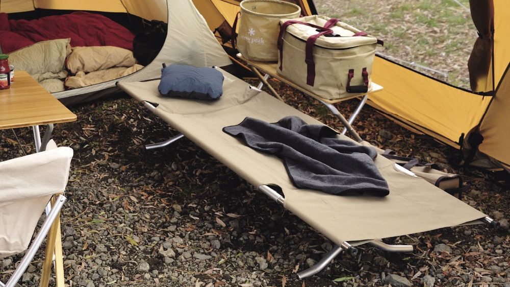 スノーピークの「コット ハイテンション」がリニューアルして台湾製に