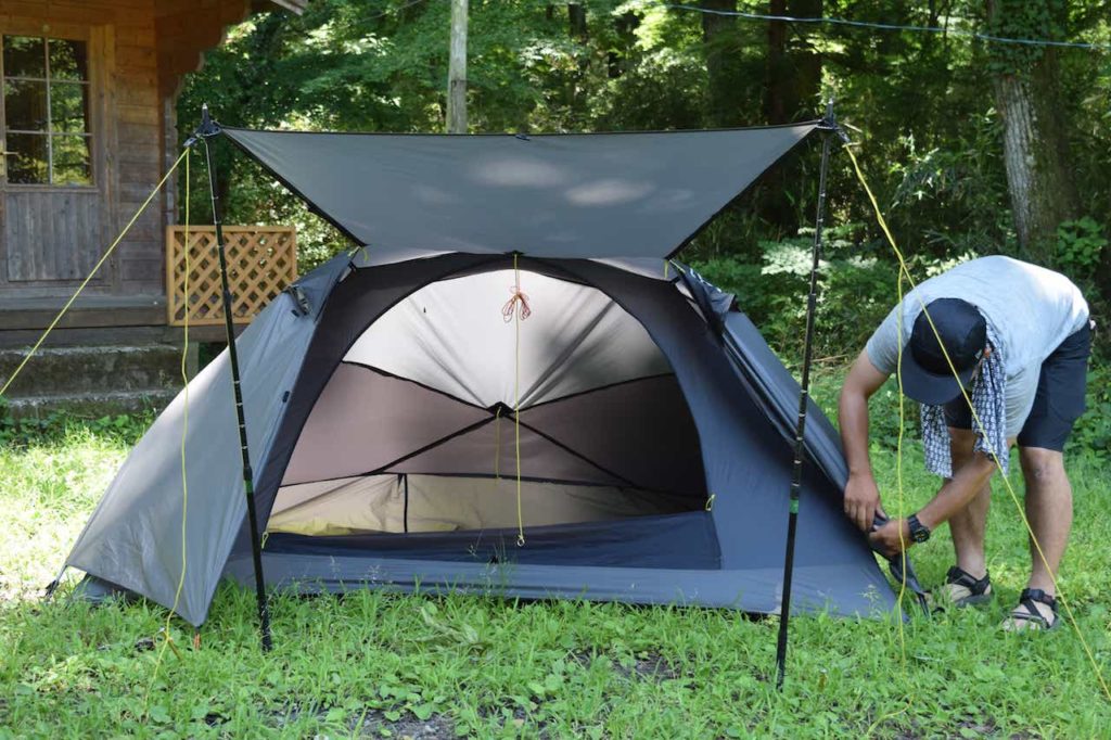 パーゴワークス「NINJA TENT」が予約開始！ソロキャンプの軽量テント