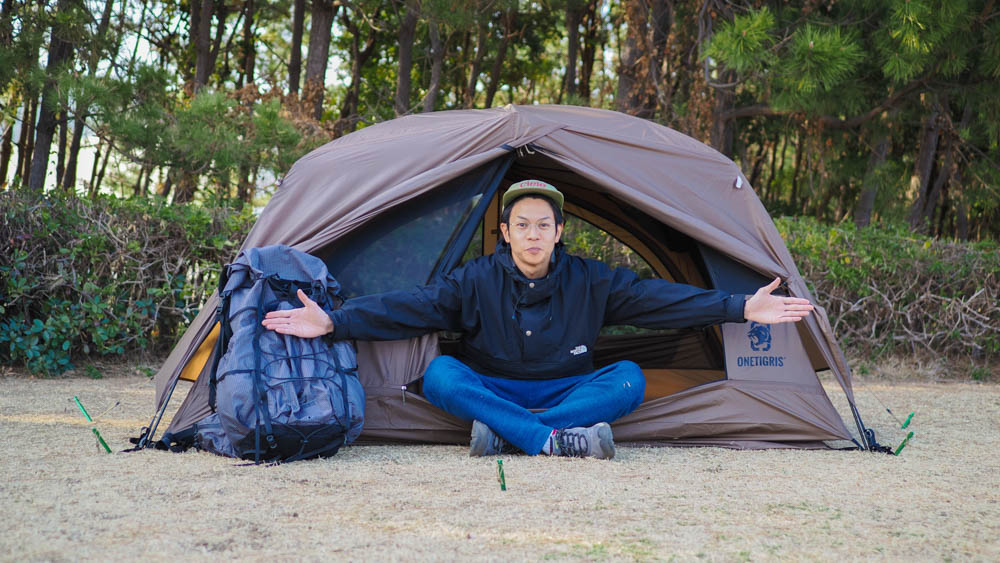 最速】OneTigrisの最新テントSCAENAのテント室内が想像以上に良かった