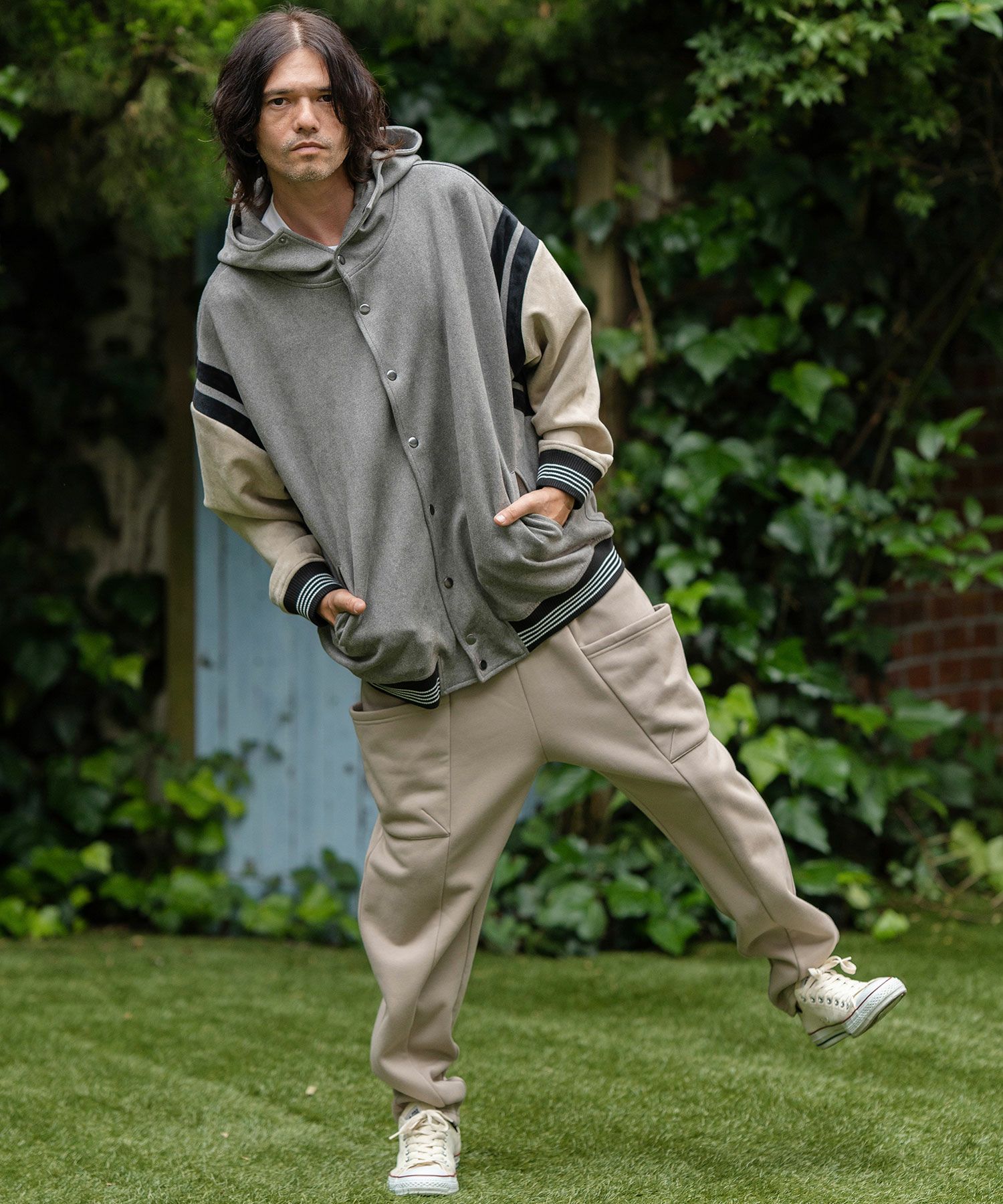 30%OFF【CAMBIO(カンビオ)】Big Pocket Back Boa Sweat Pants