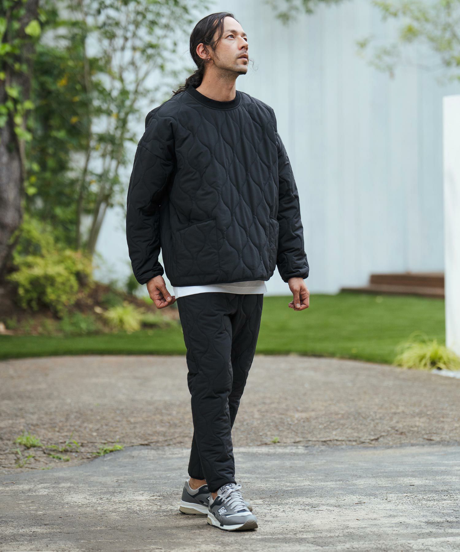 30%OFF【CAMBIO(カンビオ)】オニオンキルトパイピングルーズシルエット
