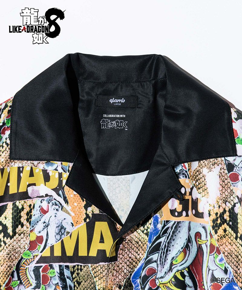 glamb(グラム)】Goro Majima Shirts ゴロウマジマシャツ(GB0324-LD04