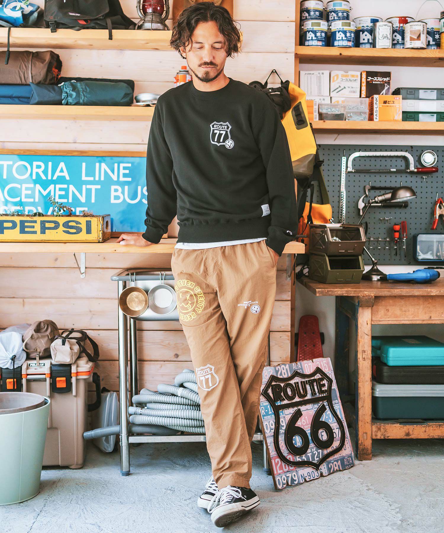 30%OFF【seventy seven(セブンティセブン)】middle onz sweat shirts