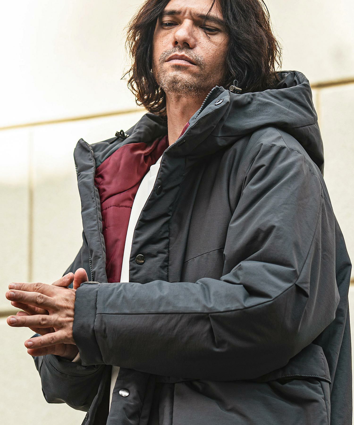 CAMBIO(カンビオ)】60-40クロス中綿アウトドアパーカー(CAM-7198