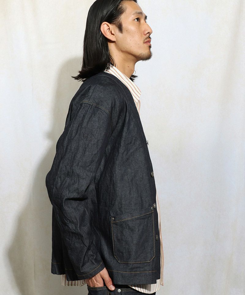 ROTAR(ローター)】11oz Denim Cardigan デニムカーディガン(rt2512002