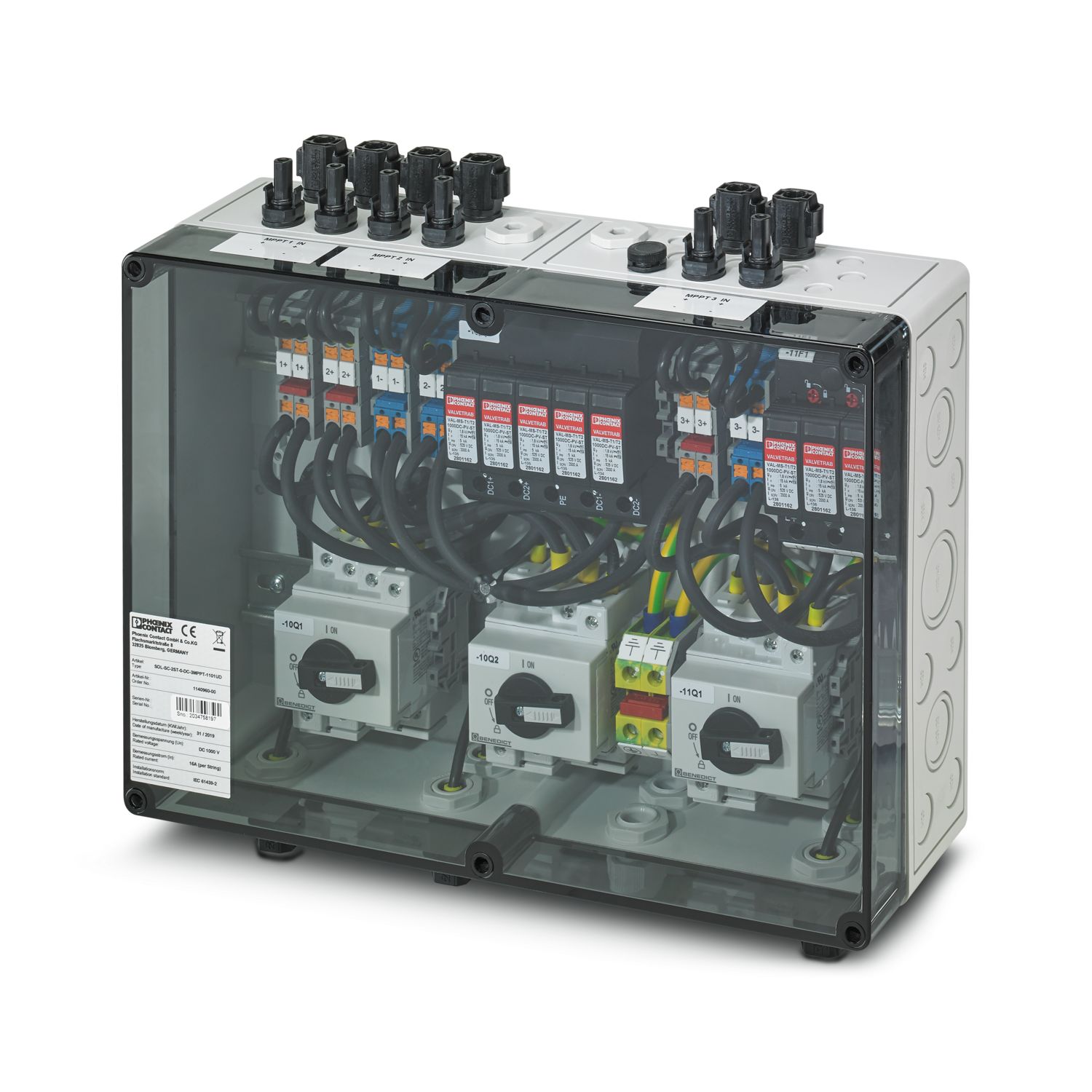 SOL-SC-2ST-0-DC-3MPPT-1101UD - String combiner box (SCB) - 1140960