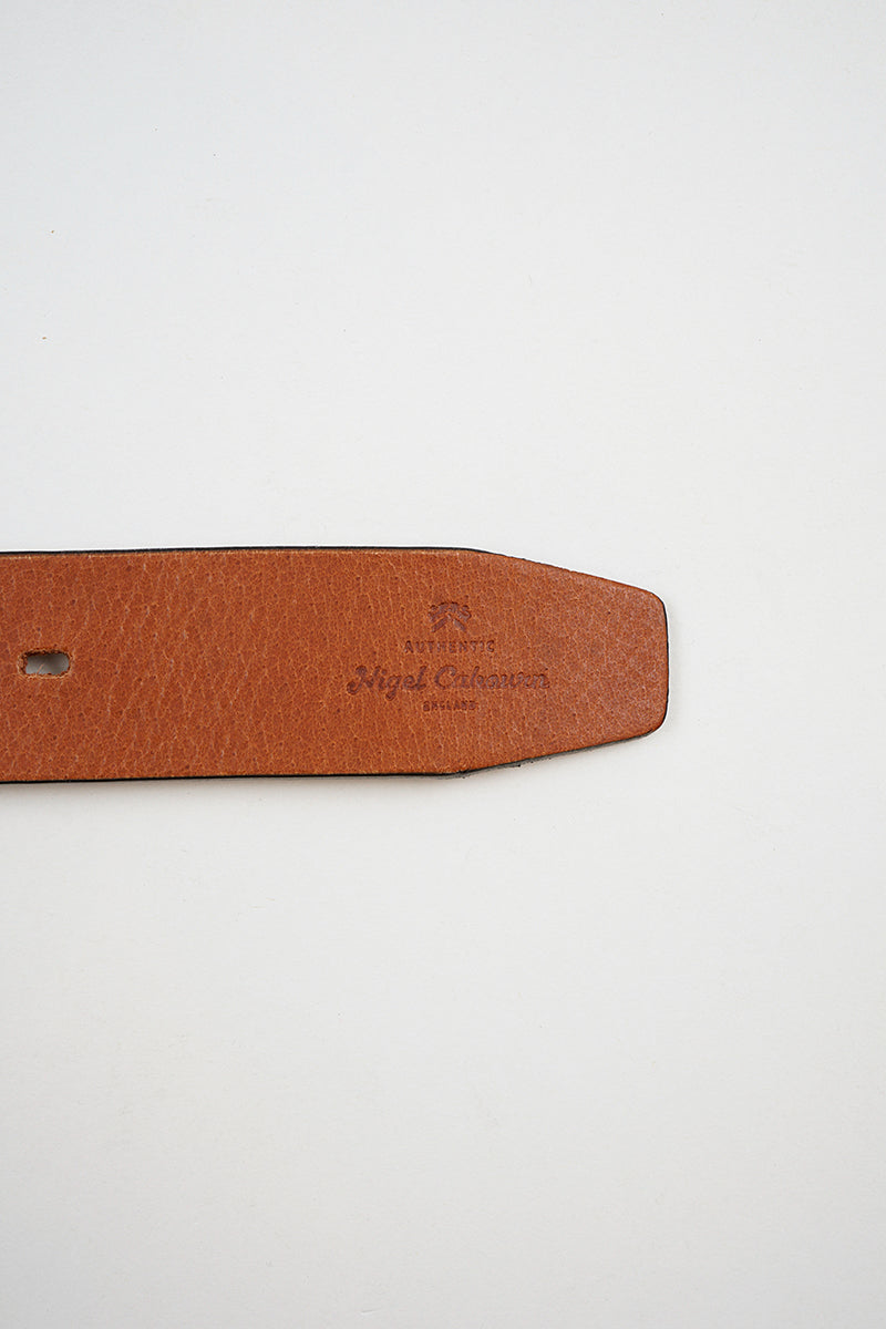 ナイジェル・ケーボン】MAN / レザーベルトキューバ / LEATHER BELT