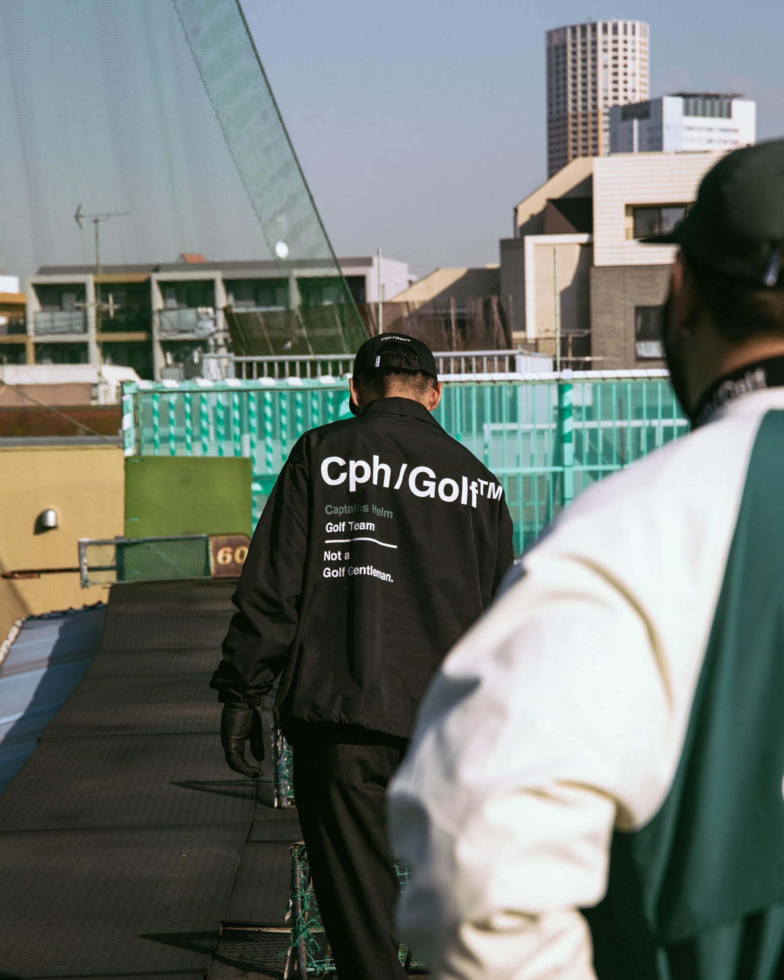 Cph/Golf™️ZIPPER COACH JKT - BLACK - – Cph/Golf™︎