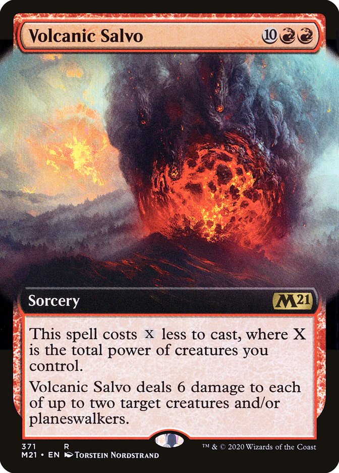 Volcanic Salvo · Core Set 2021 (M21) #371 · Scryfall Magic: The