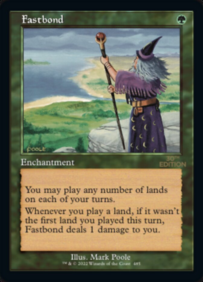 Fastbond · 30th Anniversary Edition (30A) #485 · Scryfall Magic