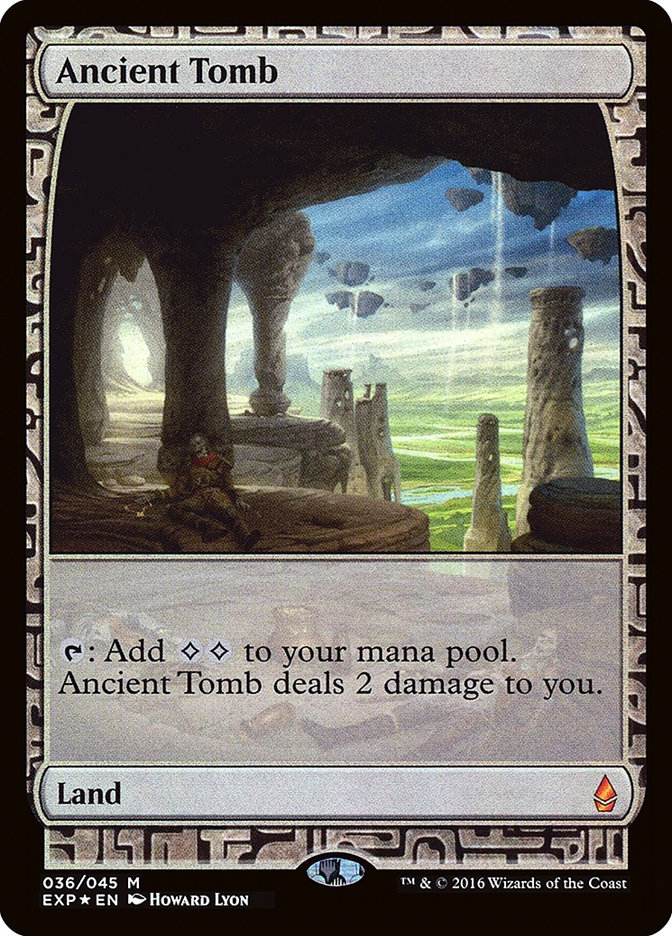 Ancient Tomb · Zendikar Expeditions (EXP) #36 · Scryfall Magic