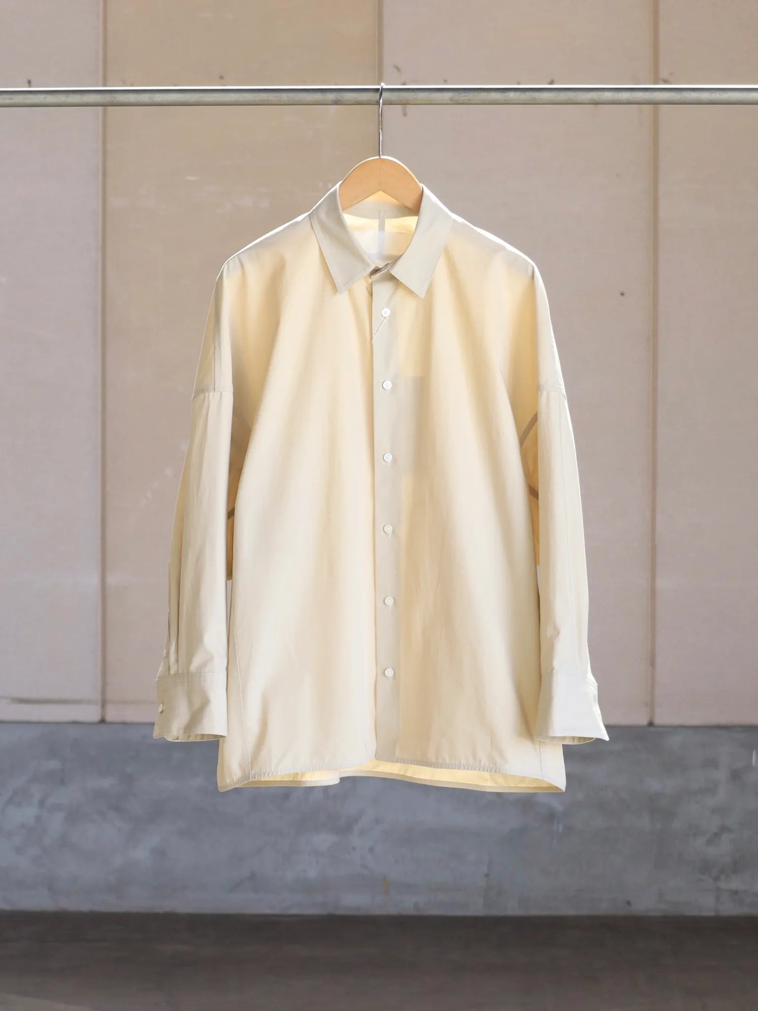 nonnotte Draping Shirt Type A Tidal Foam | CASANOVA&CO (カサノヴァ