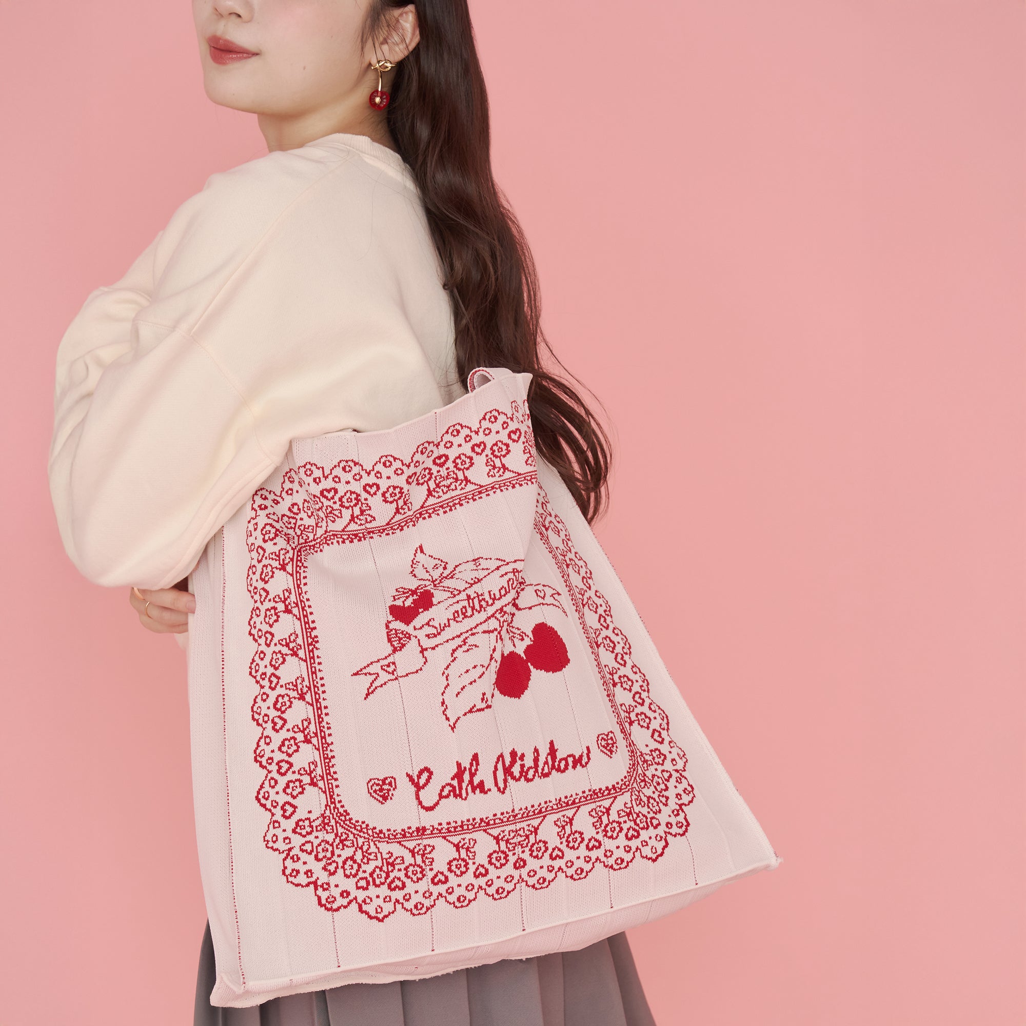 CK×KNT365 Mam Heart Cherry RD | Cath Kidston 日本公式オンライン
