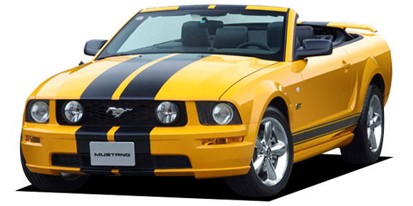 マスタング（フォード）V8 GTコンバーチブル グラバーオレンジ