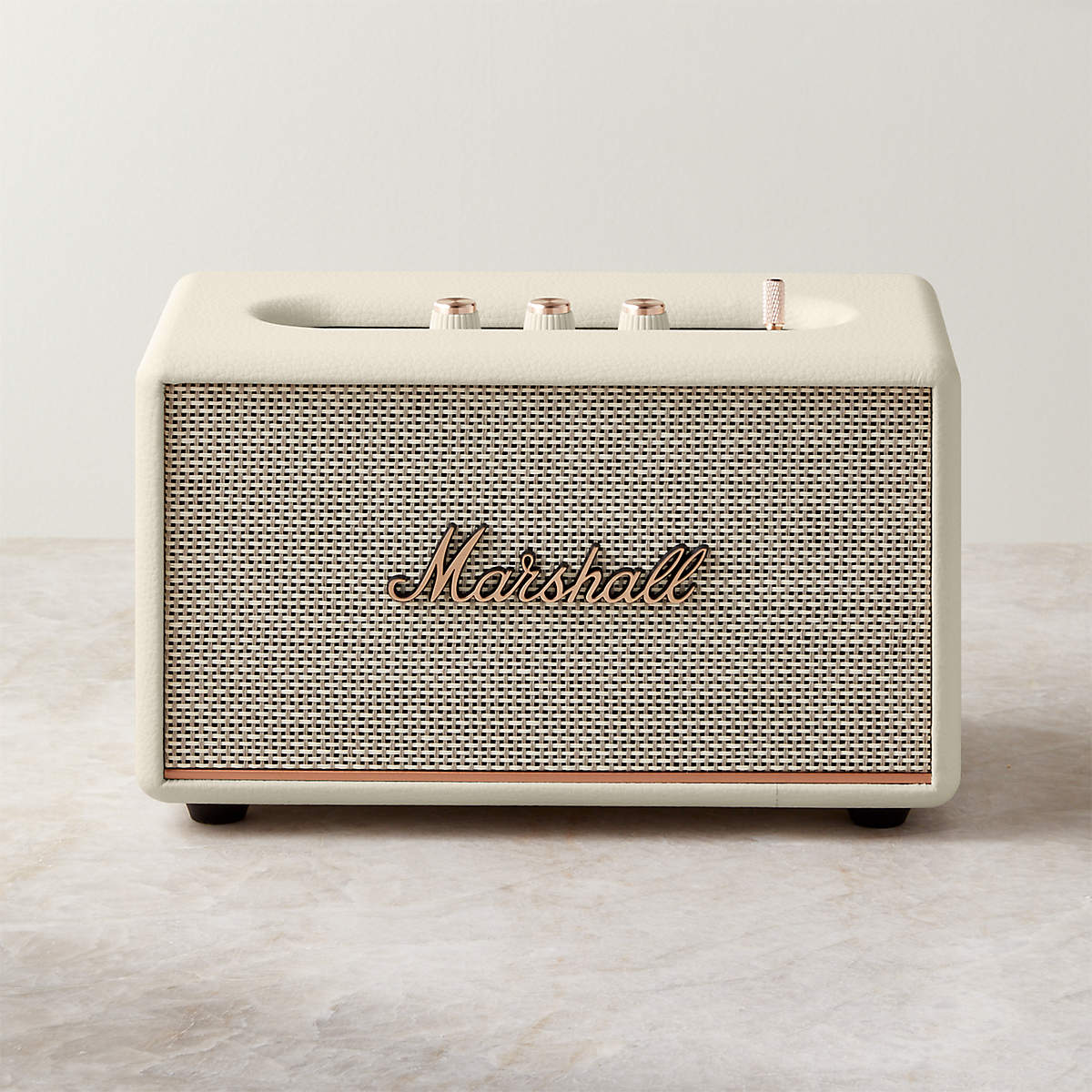 Marshall Acton III Cream Bluetooth Speaker + Reviews | CB2