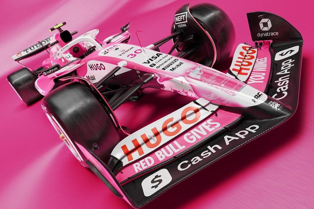 ギャラリー】新フレーバーは”甘〜い”ピンク！ レーシングブルズ、F1