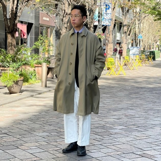 年末値引き】BEAMSプラス ウール バルマカーンコート チャコールグレー