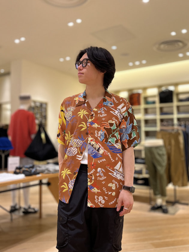 別注 BEAMS サンサーフ ハワイアンセーラーシャツ 雷門 ✨希少✨ SUN