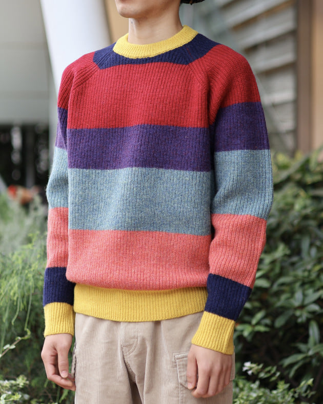 マルチストライプ」×「シェットランドウール」｜BEAMS PLUS（ビームス