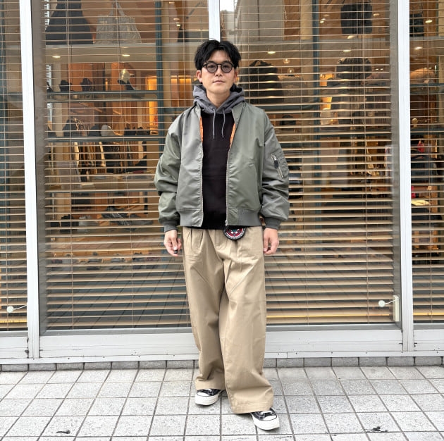 今っぽく着られる「Crazy MA-1 Jacket」を徹底レビュー｜ビームス 静岡