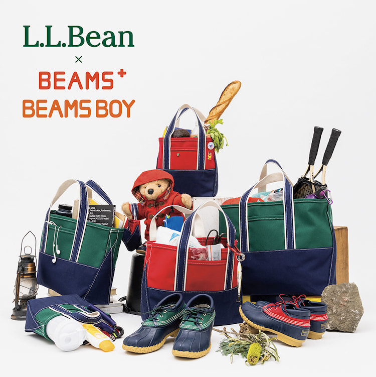 L.L.Bean＞を代表するアイテムを カラフルかつトラディショナルに別注