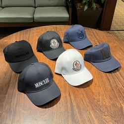 BEAMS F（ビームスF）MONCLER / M ロゴ ベースボール キャップ（帽子