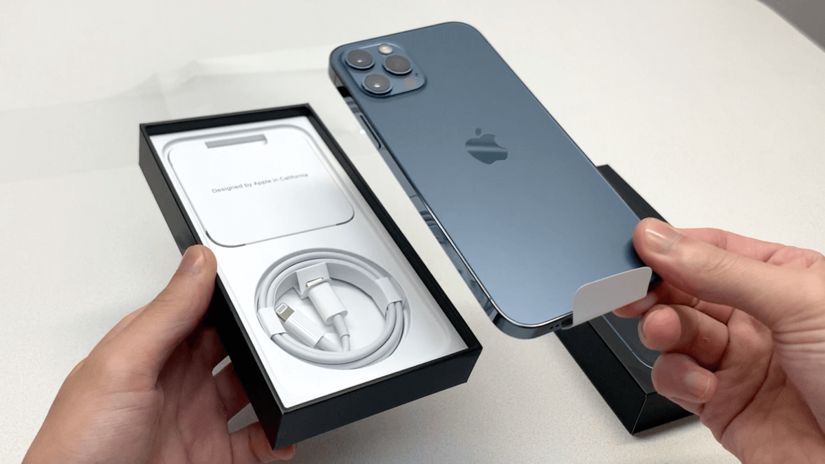 開封レビュー】iPhone 12 Pro パシフィックブルー（青）を購入してみた