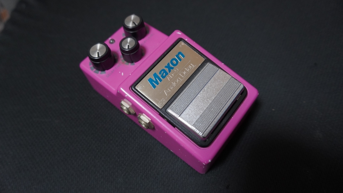 機材レビュー】MAXON AD-9 初期型 黒ラベル - おとのぬまちblog.