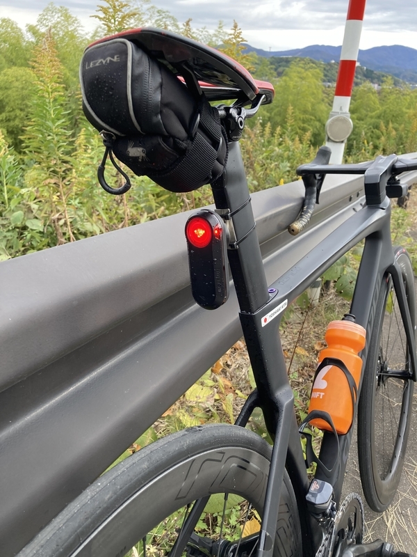 新しくリアライト買いました GARMIN Varia RTL515 めちゃ安心できるよ