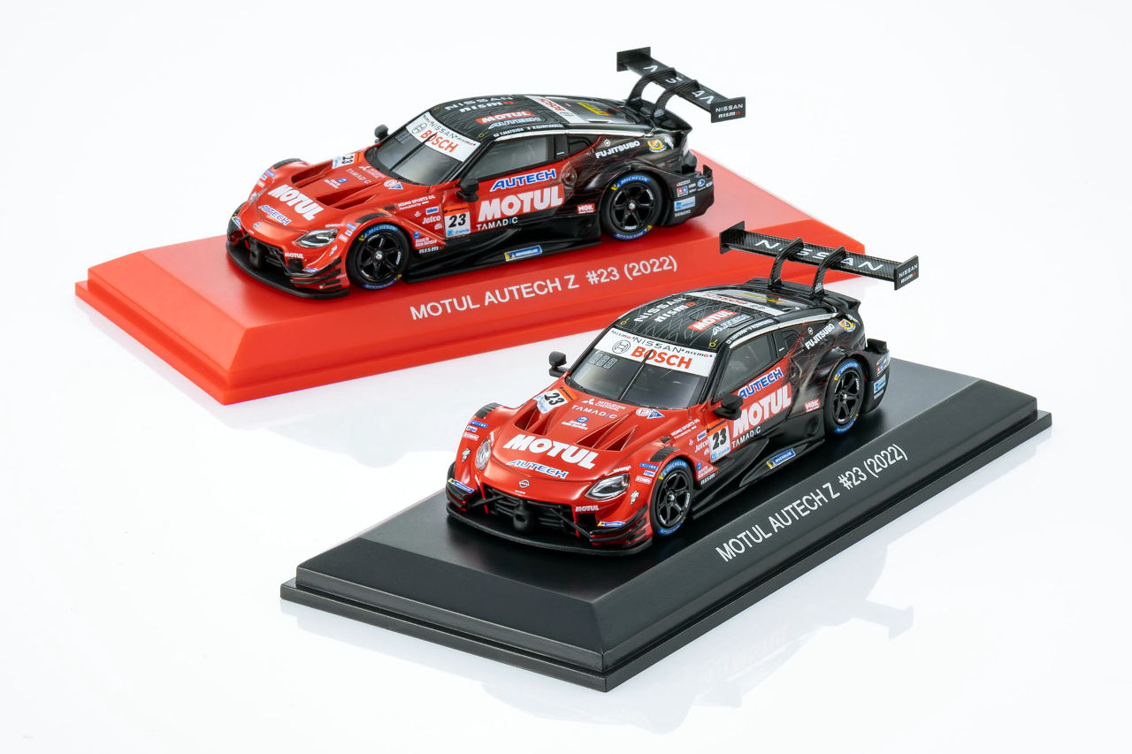 コンビニで買える京商1／64ミニカーにMOTUL AUTECH Zが登場。松田次生