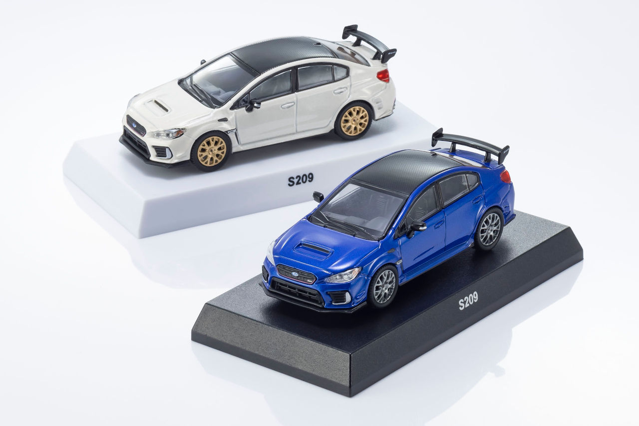 京商、ミニカー＆ブック第19弾『S209』を発売。北米限定スバルSTI最強