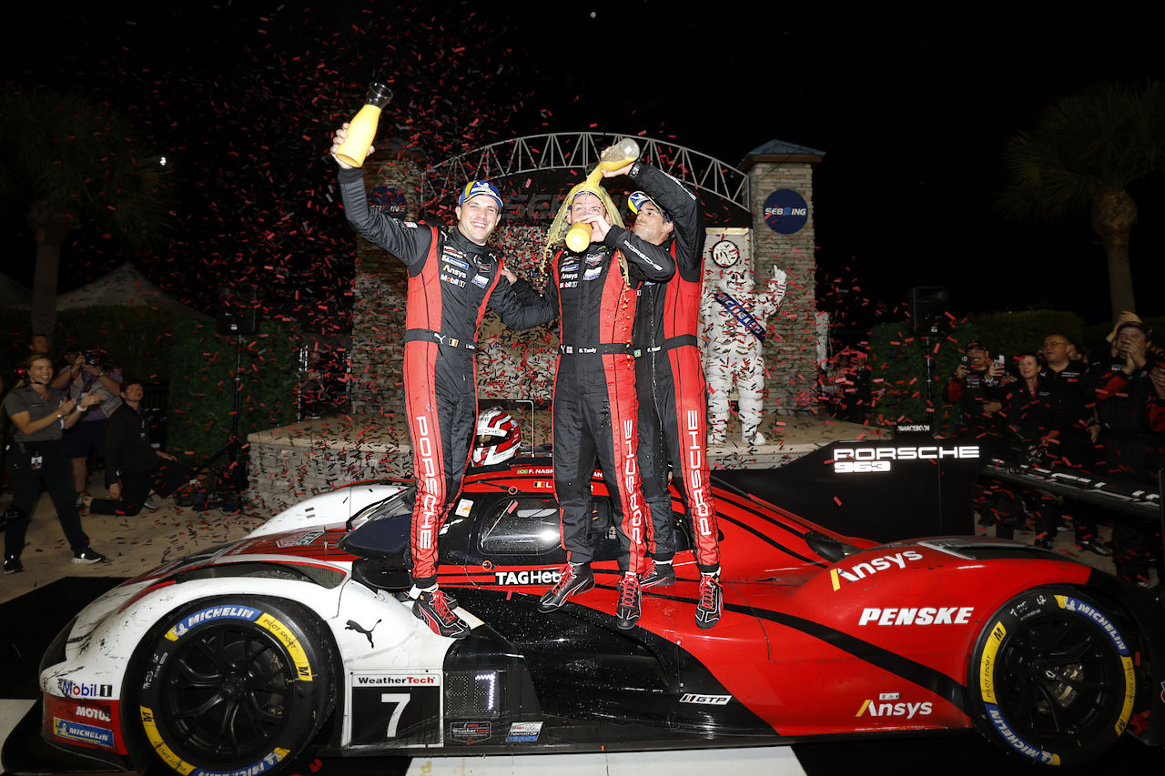 王者強し、ポルシェが開幕2連勝。2クラスで最終盤にドラマ【セブリング