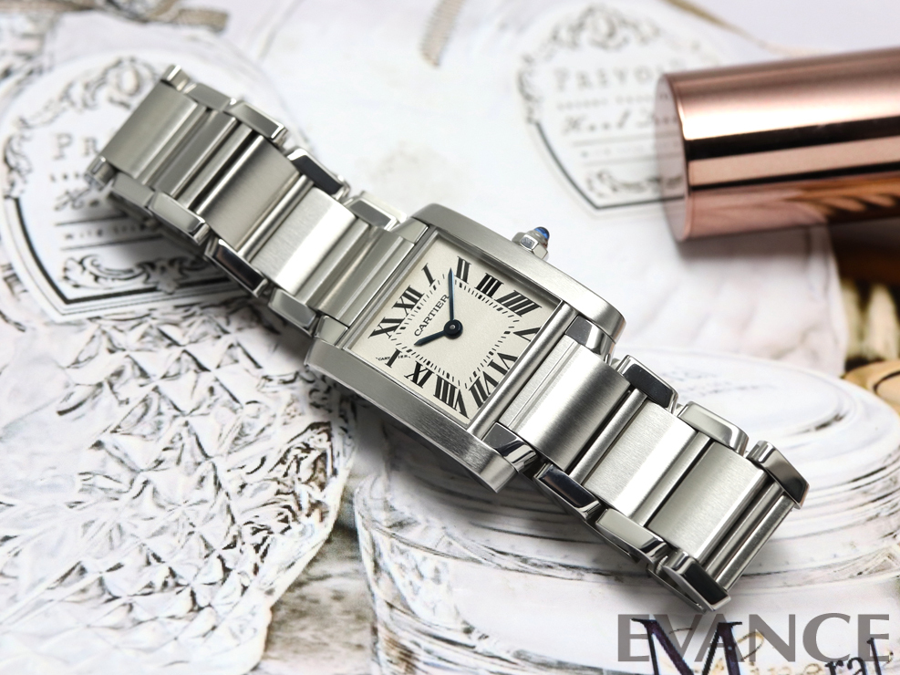 カルティエ / CARTIER タンク タンク フランセーズ SM W51008Q3銀座