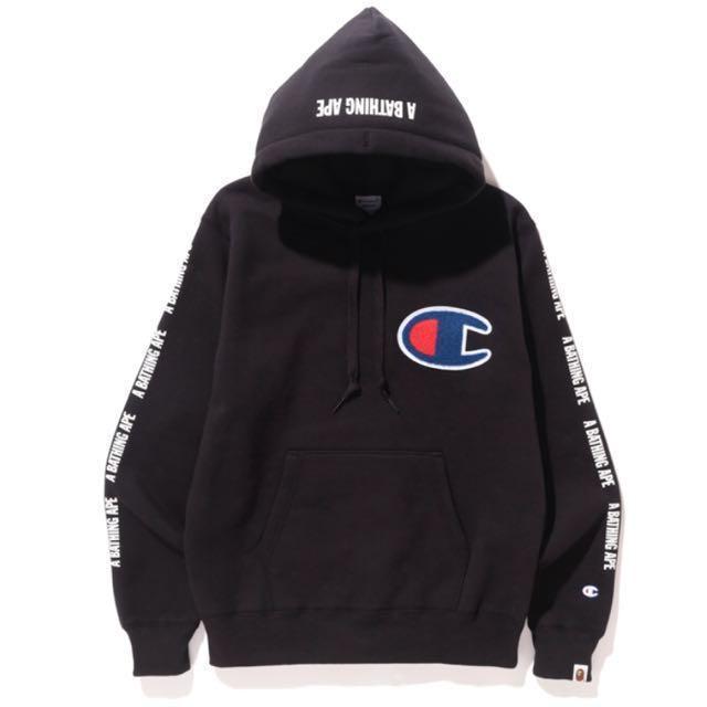 激レア コラボ A BATHING APE X CHAMPION HOODIE 2色 (A BATHING APE