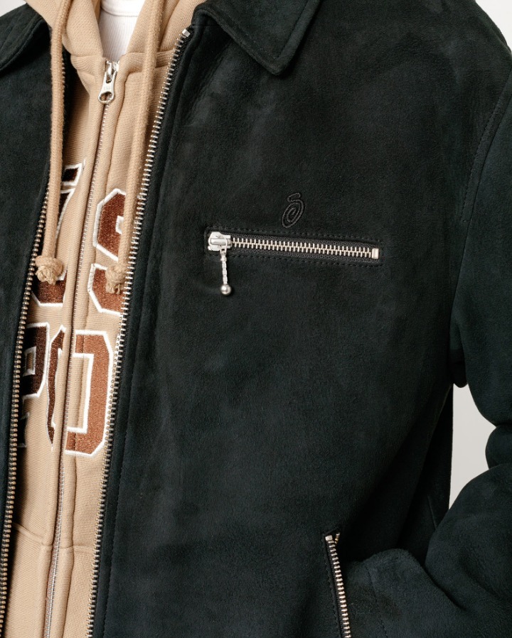 ☆関税込☆Stussy☆BING JACKET SUEDE☆ (STUSSY/ジャケットその他