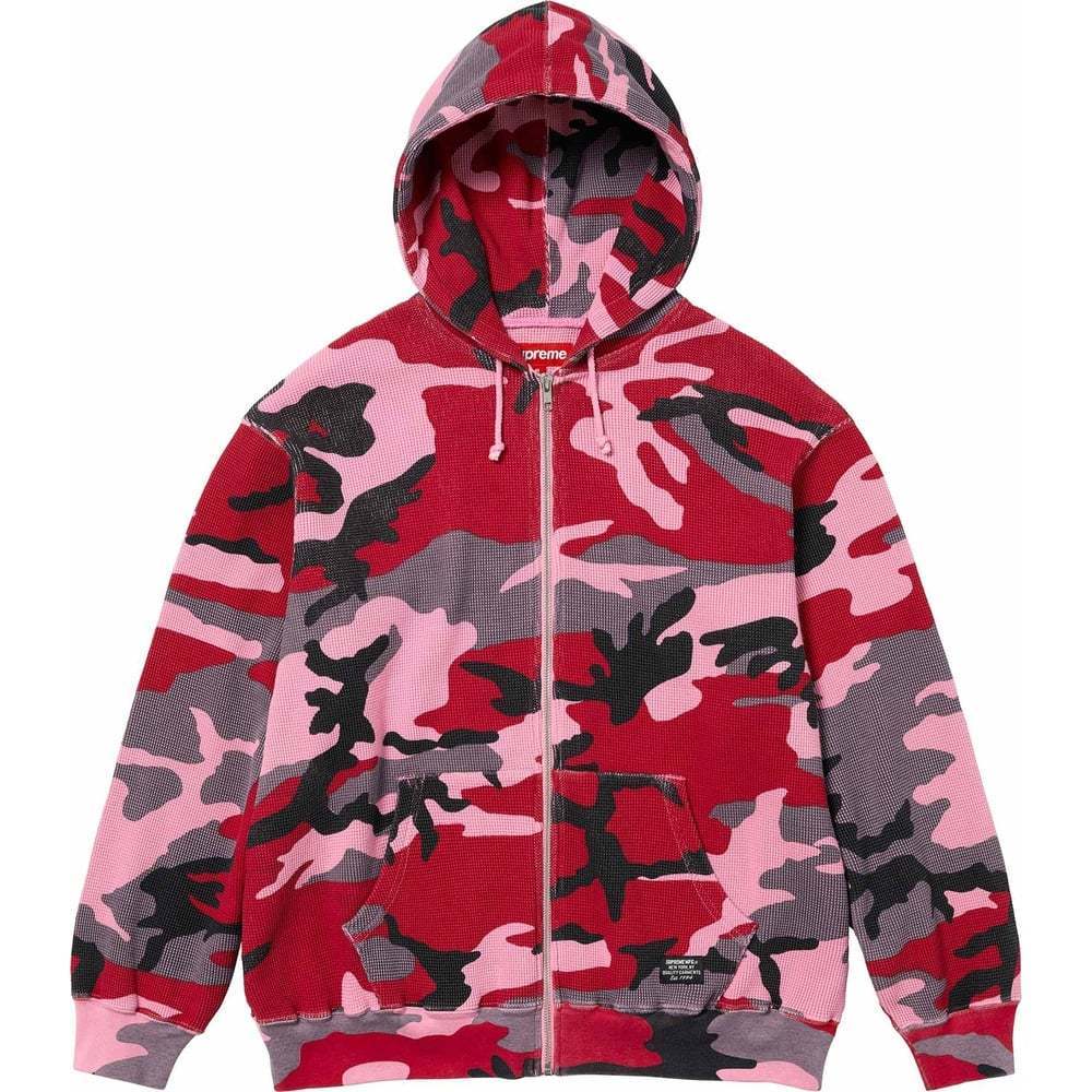 24SS Week6 Supreme HOODED ZIP UP THERMAL ジップ フーディ (Supreme