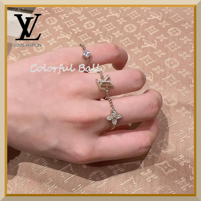 国内発送】Louis Vuitton セット リング・レディ LV ゴールド (Louis