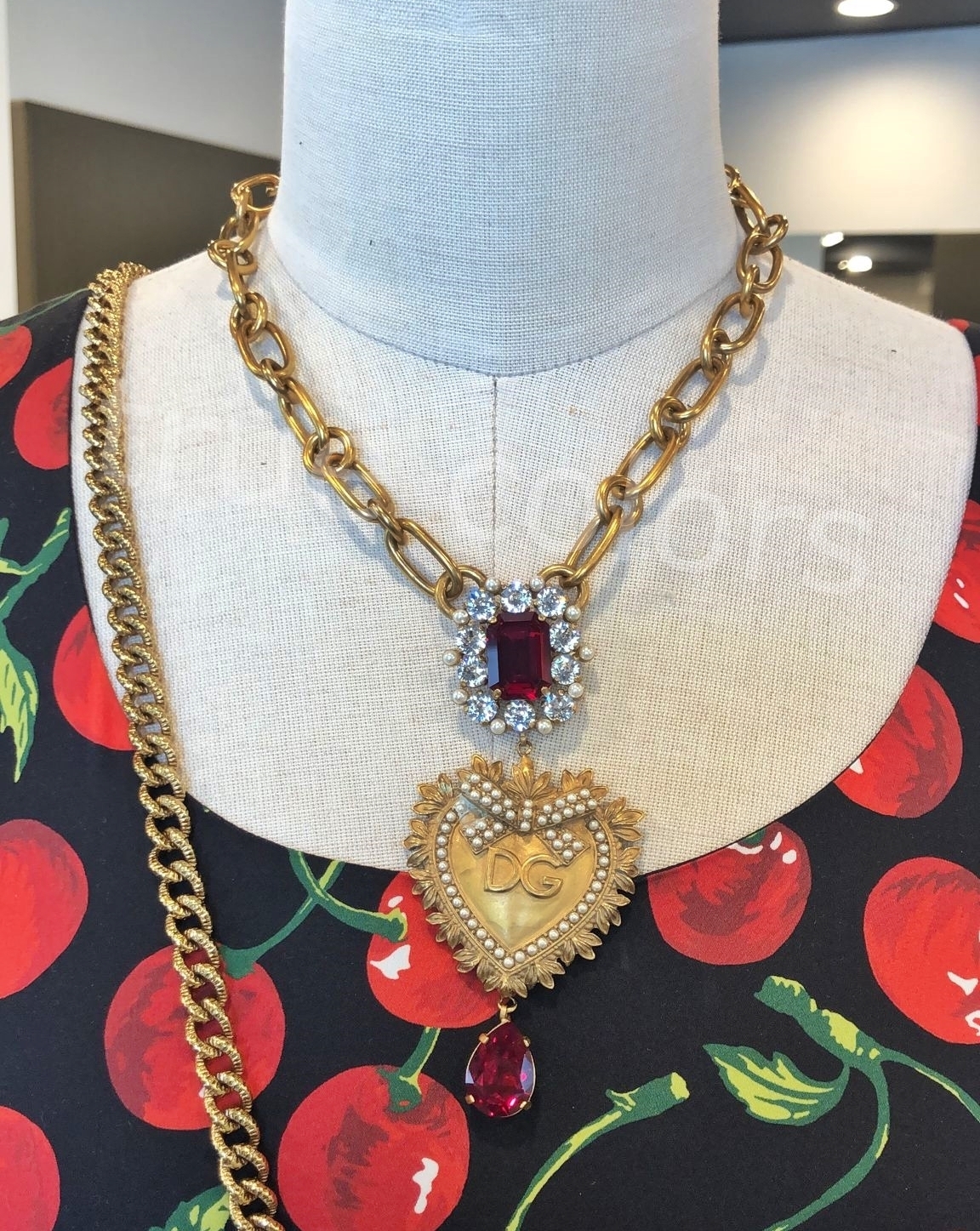 DOLCE&GABBANA ドルガバ CUORE セイクリッドハート ネックレス (Dolce