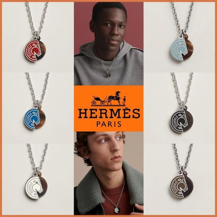 ブラック（黒）系 HERMES Carrousel(エルメス カルーセル) ネックレス