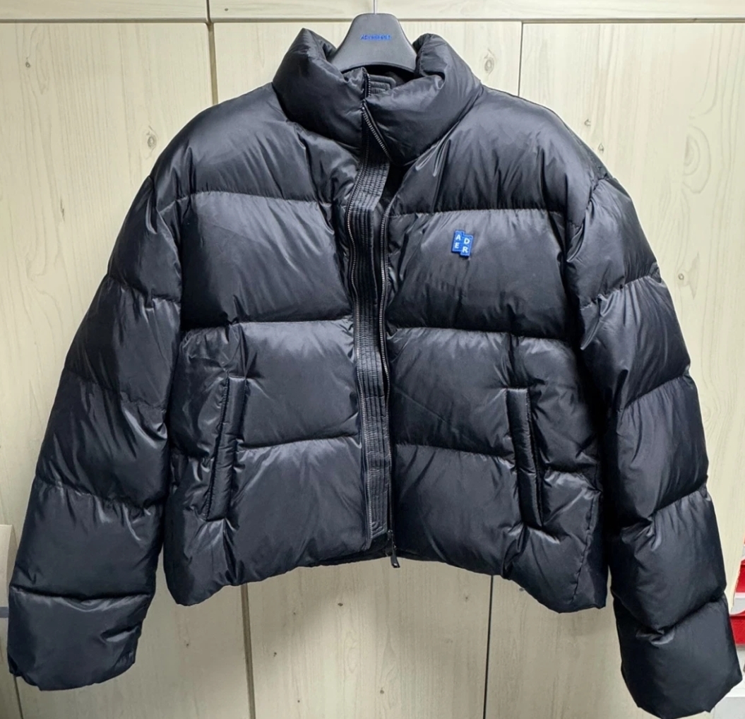 ADERERROR】 Sig; TRS Tag puffer jacket 01 NOIR (BLACK) (ADERERROR