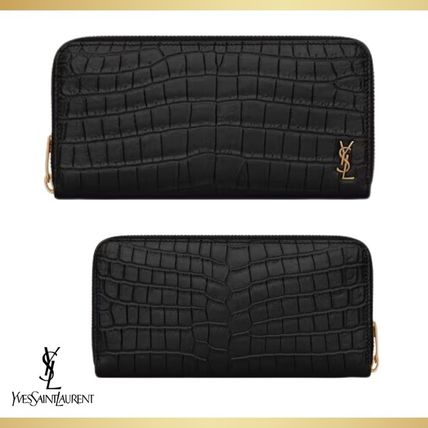 クロコ 財布 Saint Laurent(サンローラン) - ブランド通販のBUYMA