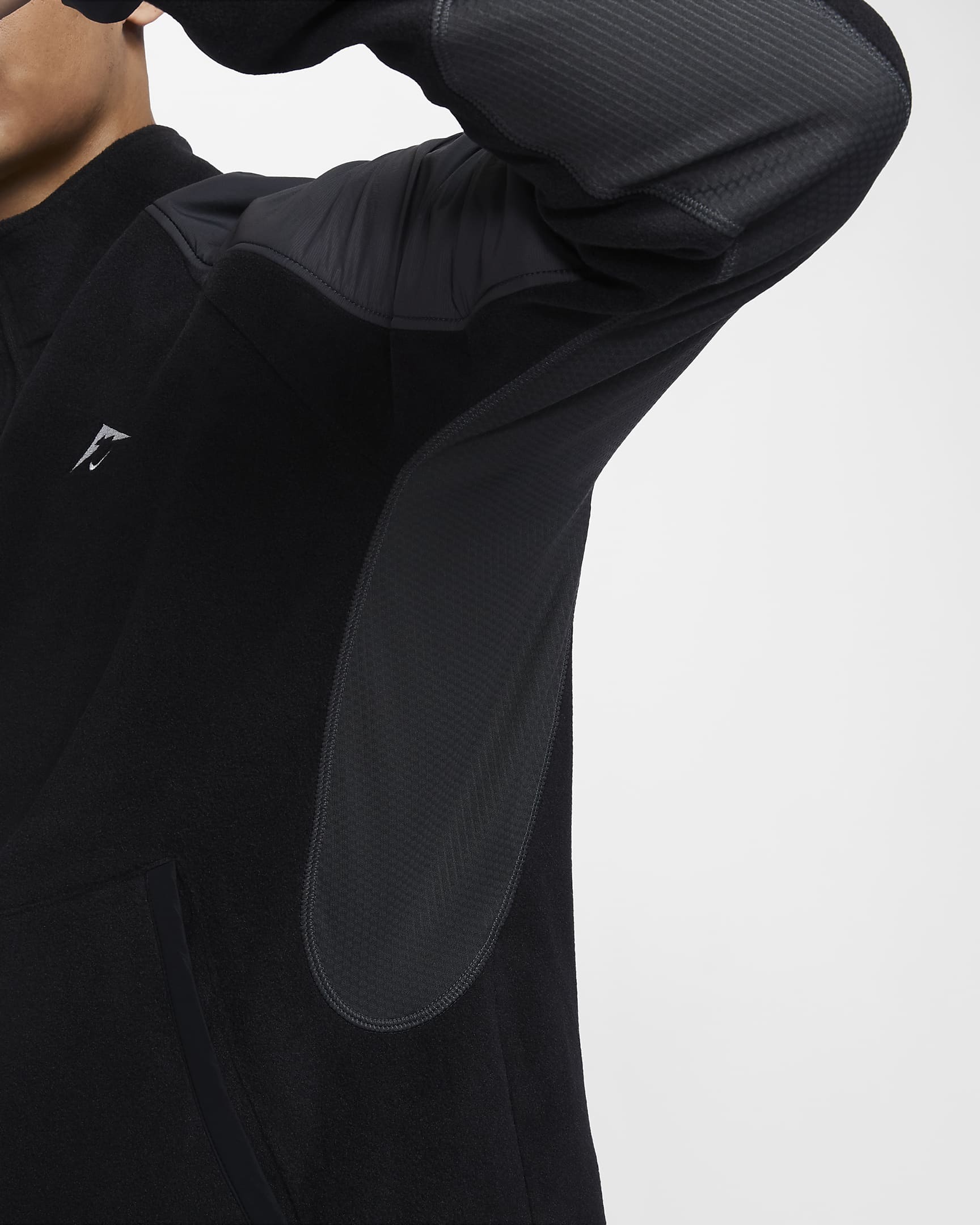 ☆NIKE☆TRAIL POLARTEC 1/4 ZIP FLC ランニングトップ☆追跡可 (Nike